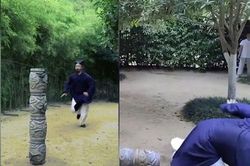 Thể hiện khinh công lỗi, cao thủ Võ Đang nhận cái kết 'đắng chát'