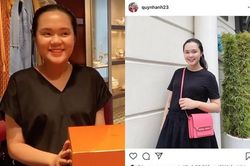Nhan sắc khác biệt giữa hình ảnh tự đăng và hình được chụp của Quỳnh Anh