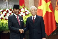 Tổng bí thư, Chủ tịch nước gửi điện mừng ngày sinh Quốc vương Brunei
