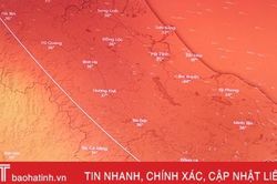 Ít nhất tới 20/7, đợt nắng nóng ở Hà Tĩnh mới kết thúc