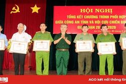 Công an và Hội Cựu chiến binh phối hợp bảo vệ an ninh trật tự
