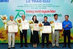 Trao giải ca khúc 70 năm thanh niên xung phong