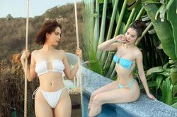 Bóc giá bộ bikini tí hon nhưng độ 'hủy diệt' khôn lường của Ngọc Trinh và Phương Trinh Jolie