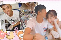Phan Văn Đức lầy lội khi đưa vợ đi khám thai