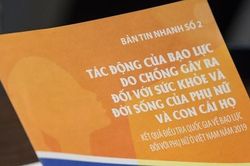 Gần 63% phụ nữ bị một hoặc hơn một hình thức bạo lực do chồng gây ra