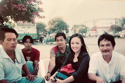 BTV Hoài Anh tung ảnh cách đây 20 năm cùng Lý Hùng, Thương Tín