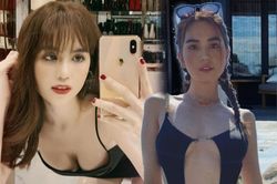 Ngọc Trinh khoe khéo đôi gò bồng đầy đặn sau khi bị chê vòng 1 lép kẹp