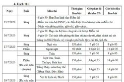 Trên 3.200 thí sinh dự thi vào lớp 10 tại huyện Thạch Thất