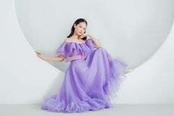 Dàn mẫu nhí đáng yêu như thiên thần khi khoác trên mình với sắc tím hot trend