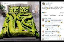 Bộ ga giường không dành cho người yếu tim: Thử thách ngủ cùng trăn, rắn