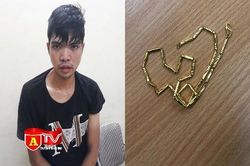 Giả làm 'thượng đế' để cướp giật tại cửa hàng vàng