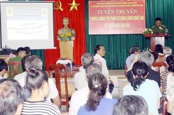Tuyên truyền phòng chống tội phạm công nghệ cao ở khu đô thị mới