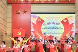 Ngành GD Cẩm Khê tổ chức nhiều hoạt động văn hóa ý nghĩa