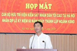 VKSND tối cao gặp mặt cán bộ hưu trí tại Hà Nội