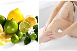 Cách triệt lông vĩnh viễn ít ai biết với 'thần dược' chanh tươi