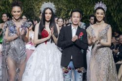 Khánh Vân đội vương viện, Lan Khuê hóa nữ thần khi đi catwalk