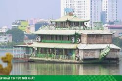 Cận cảnh hệ thống du thuyền, nhà hàng nổi vật vờ giữa hồ Tây