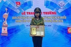 Nữ sinh Học viện An ninh cùng niềm đam mê nghiên cứu khoa học công nghệ