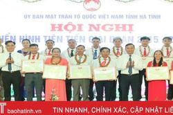 MTTQ Hà Tĩnh biểu dương 90 điển hình phong trào thi đua yêu nước
