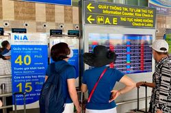 Sân bay Nội Bài dừng loa phát thanh thông tin chuyến bay từ 30/7