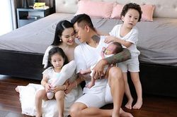Tổ ấm hạnh phúc của Tuấn Hưng bên vợ hot girl