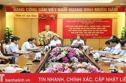 Lãnh đạo Hà Tĩnh dự hội nghị trực tuyến Diễn đàn cấp cao Năng lượng Việt Nam
