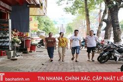 Phố xá Hà Tĩnh thoáng, sạch sau gần 1 tuần ra quân lập lại trật tự đô thị