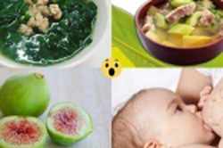 Sữa về 'ướt áo' nếu mẹ ăn 7 loại rau này sau sinh