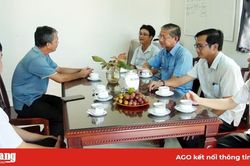 Lãnh đạo huyện Tri Tôn động viên doanh nghiệp vượt khó