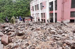 Nhà máy thủy điện 2.000 tỷ ở Hà Giang bị đất đá vùi lấp