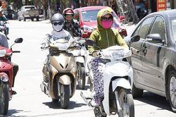 Miền Bắc, miền Trung tiếp tục nắng nóng kéo dài
