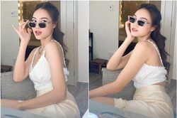 Đẹp như Ngọc Trinh và Ninh Dương Lan Ngọc cũng có những khoảnh khắc lộ eo ngấn mỡ