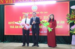 Bổ nhiệm Chánh án TAND Thành phố Đà Nẵng