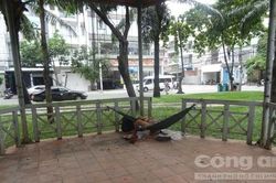 Tìm thân nhân người đàn ông chết trong công viên ở Sài Gòn