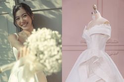 Trước giờ G: Ngắm nhìn 1 trong 3 chiếc váy cưới của Á hậu Thúy Vân: Chiếc váy cưới đặc biệt mang tên nàng