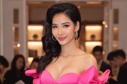 Dù đã thanh minh về bộ đầm hồng trong đám cưới, Hoàng Thùy vẫn bị trừ điểm