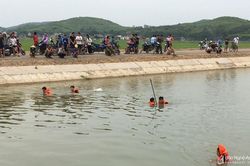 Về thăm quê ra sông Đào tắm, nam sinh lớp 8 bị nước cuốn tử vong