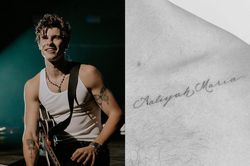 Shawn Mendes mới xăm hình gì trên xương quai xanh?