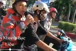 Nhóm thanh niên Bạc Liêu chạy xe dàn hàng ngang, bốc đầu, đọc rap inh ỏi