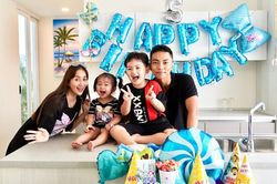Vợ chồng Khánh Thi làm sinh nhật hoành tráng cho con trai ở resort 5 sao
