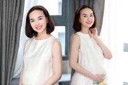 Đinh Ngọc Diệp khoe nhan sắc tươi tắn, rạng rỡ trước ngày lâm bồn