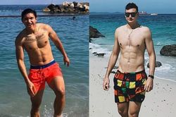 Văn Hậu, Văn Lâm và dàn tuyển thủ khoe thân hình 6 múi ngày hè