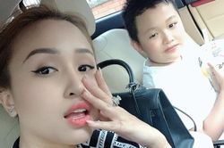 Vân Hugo và con trai chuyển vào TP.HCM sống