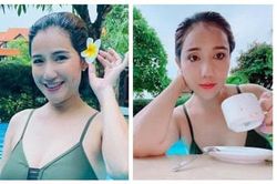 Bị thương trên mặt ở phim trường, Cát Tường hồi phục nhan sắc nhanh chóng và tự tin khoe body cực bốc