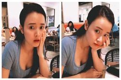 Midu tự tin để lộ gương mặt ít son phấn chuẩn mỹ nhân nhưng chiếm spotlight nhờ vòng một lấp ló