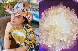 Phạm Hương hái cây nhà lá vườn tự làm món giải khát trong veo như ngọc