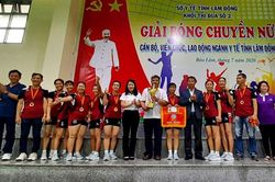 Trung tâm Y tế Bảo Lâm vô địch Giải bóng chuyền nữ ngành Y tế
