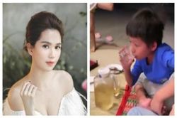Bị nhòm ngó chuyện cho cháu nhỏ ngồi nhậu cùng, Ngọc Trinh nói gì?