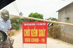 Thái Bình phong tỏa một thôn vì có người dương tính lần 1 với Covid-19
