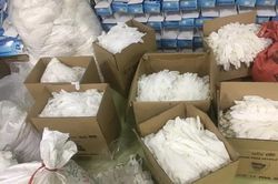 Phát hiện nhà xưởng rộng 2000 m2 sản xuất khẩu trang giả, tái chế găng tay đã qua sử dụng